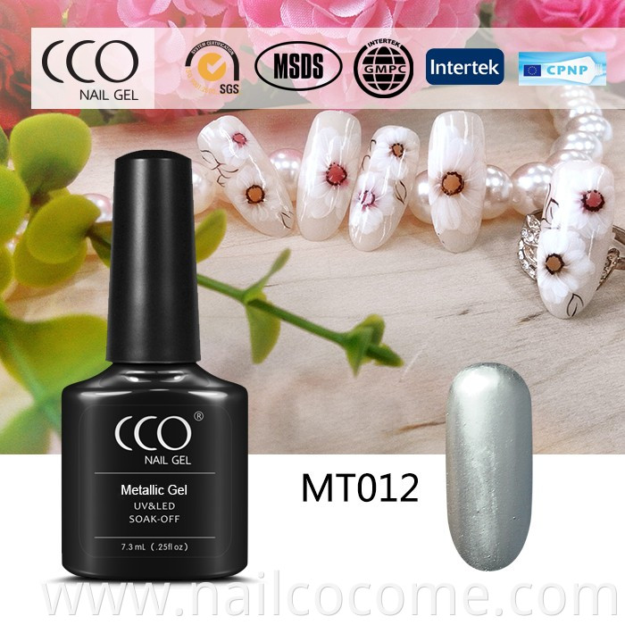 CCO attractive 3d nails uv gel metallic nail polish for 3d nails decorations